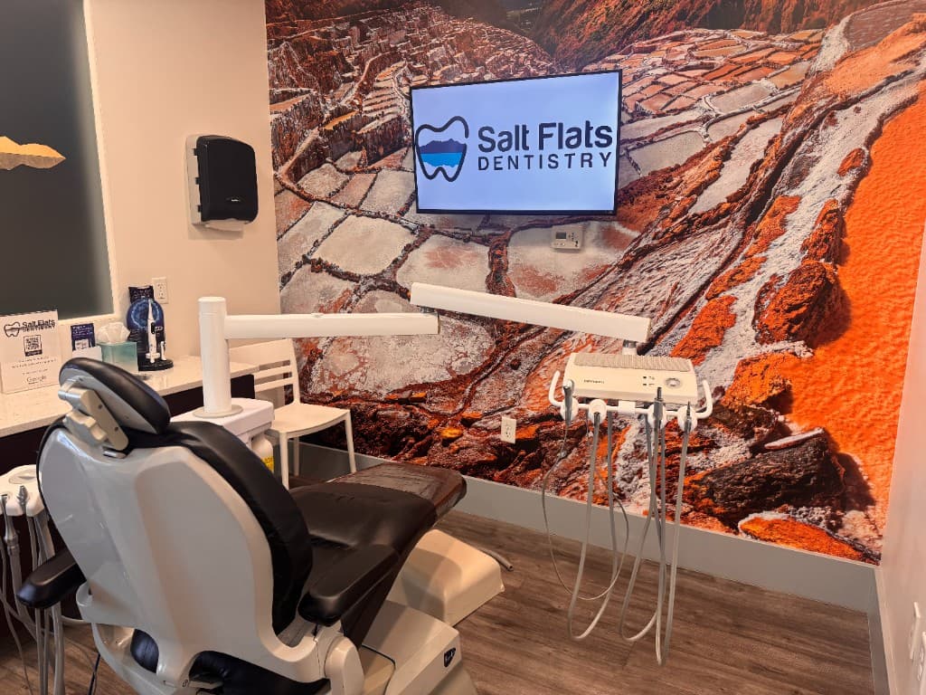 Modern dental treatment room at the Herriman office