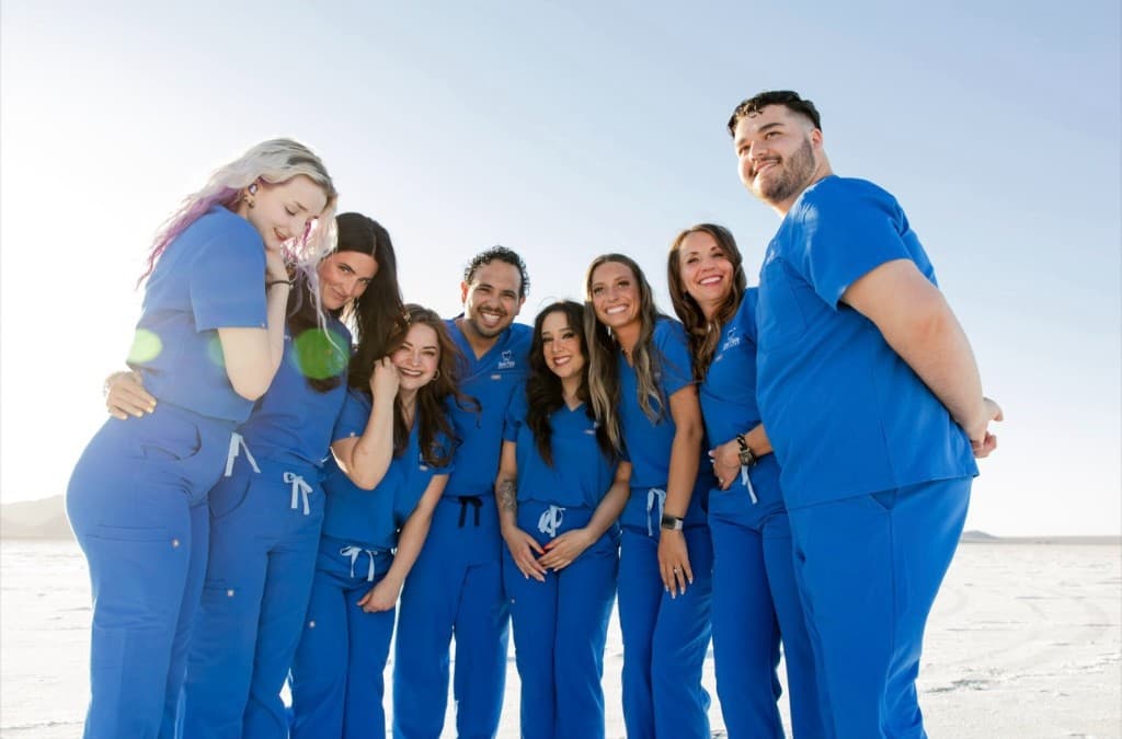 Salt Flats Dentistry Herriman team huddle